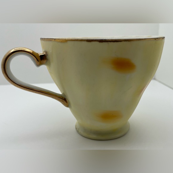 Vintage Hand Painted Gold Trim Fruit Tea cup & Saucer Plate Made in Japan 5.5” - Picture 6 of 8